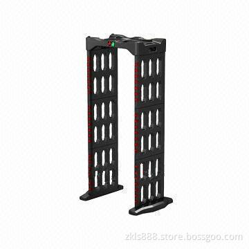 Walk-through metal detector with portable design, high sensitivity